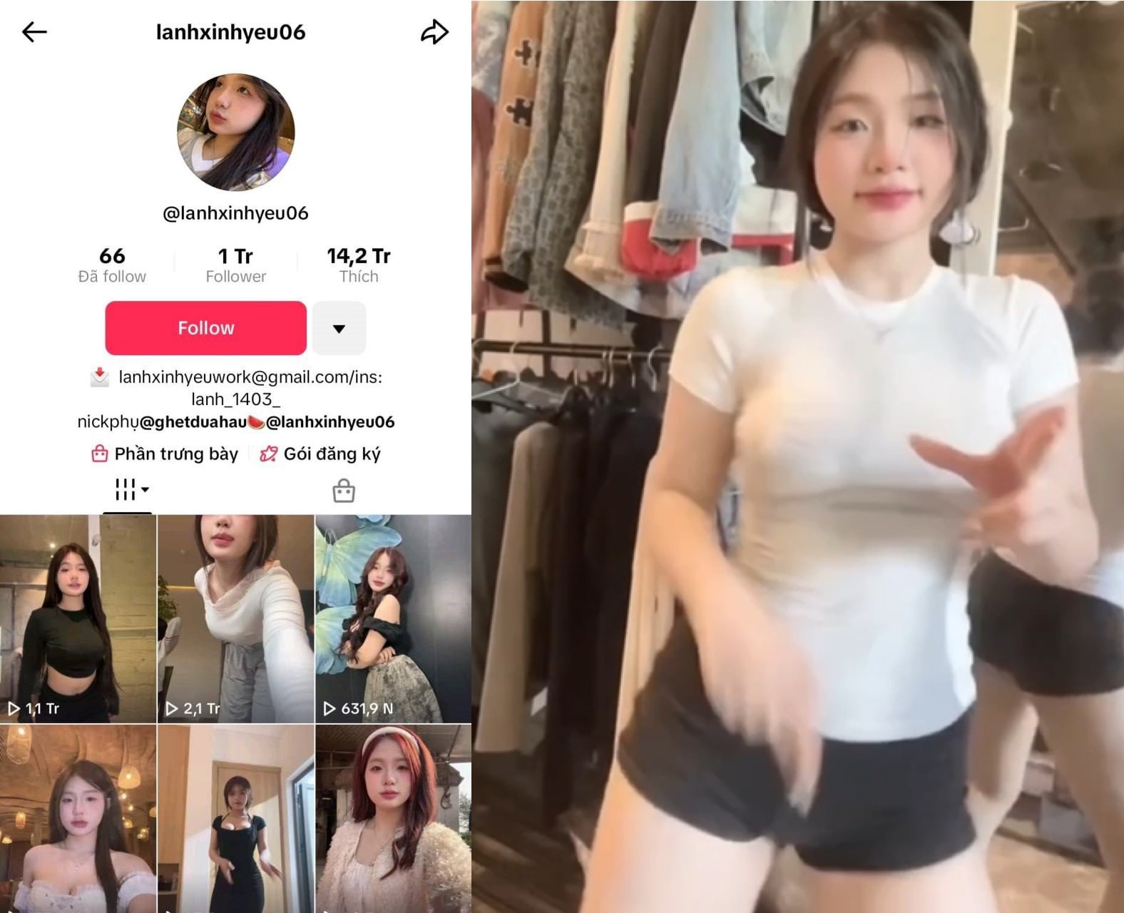Poster of Clip sex tiktoker Lanhxinhyeu thổi kèn cho nam lộ ra