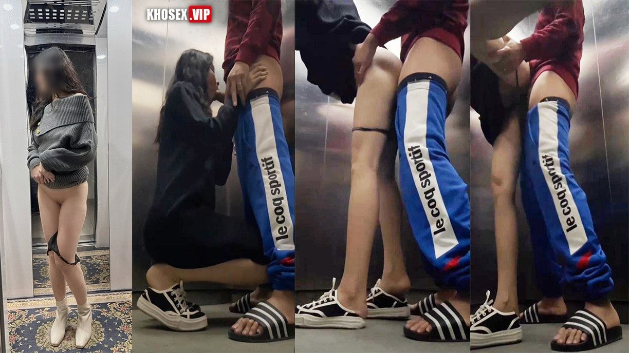 Poster of Clip sex vkcklananh9496 doggy trong thang máy