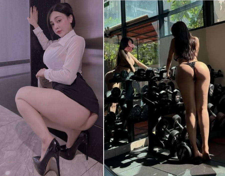 Poster of Gymer đít bự nằm tận hưởng cu dài