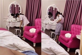 Poster of Sex đụ nhau với bạn trai của nữ sinh cấp 2 trong nhà nghỉ